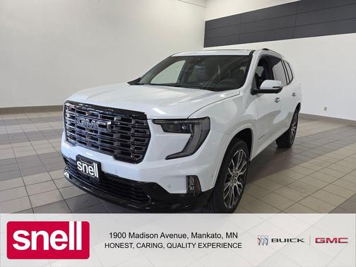 Glacier White Tricoat 2026 GMC Acadia Denali