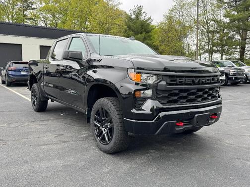 Black 2023 Chevrolet Silverado 1500 Custom Trail Boss