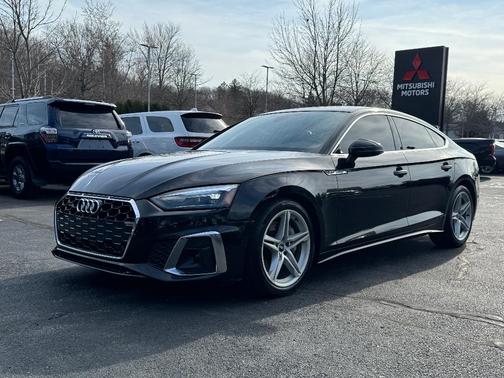 Mythos Black Metallic 2021 Audi A5 45 S line Premium