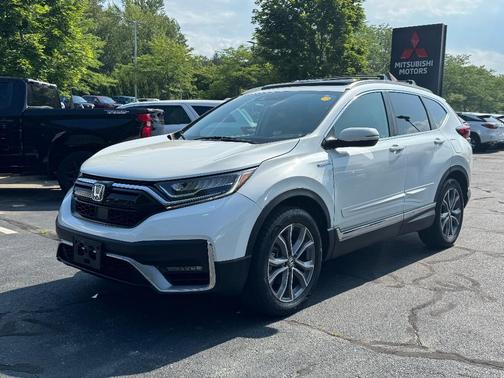 Platinum White Pearl 2020 Honda CR-V Hybrid Touring