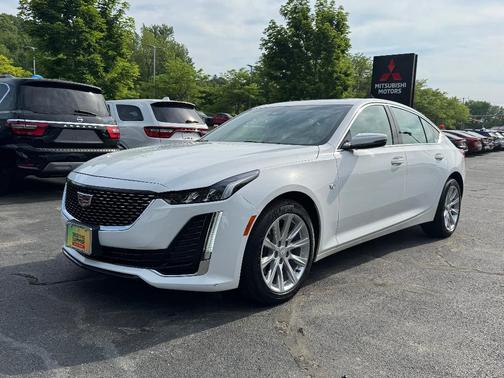 White 2022 Cadillac CT5 Luxury AWD