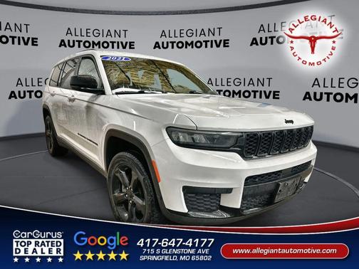 Bright White Clearcoat 2021 Jeep Grand Cherokee L Altitude