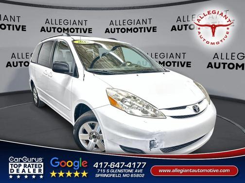 Natural White 2008 Toyota Sienna LE