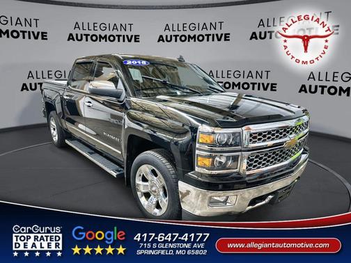 Black 2015 Chevrolet Silverado 1500 LTZ