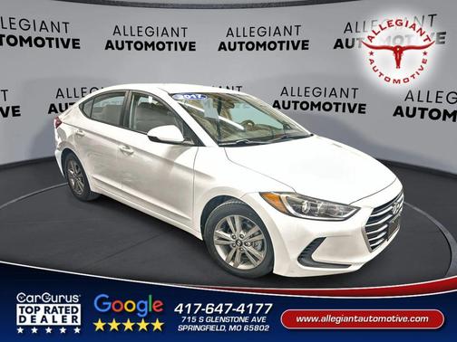 Quartz White Pearl 2017 Hyundai ELANTRA SE
