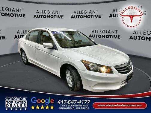 Taffeta White 2011 Honda Accord LX-P