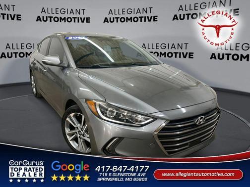 Galactic Gray 2017 Hyundai ELANTRA Limited