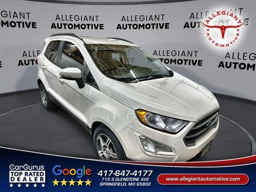 DIAMOND WHITE 2020 Ford EcoSport SE