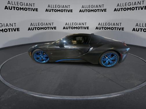 Gray 2015 BMW i8 Coupe 2D