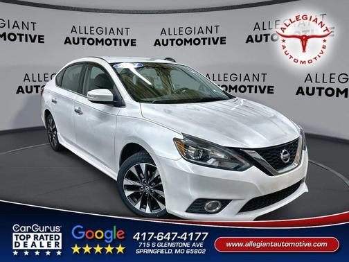 Aspen White 2017 Nissan Sentra SR
