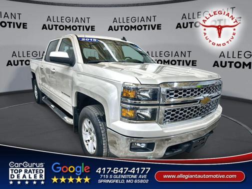 White Diamond Tricoat 2015 Chevrolet Silverado 1500 1LT