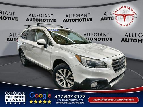 Crystal White Pearl 2017 Subaru Outback 3.6R Touring