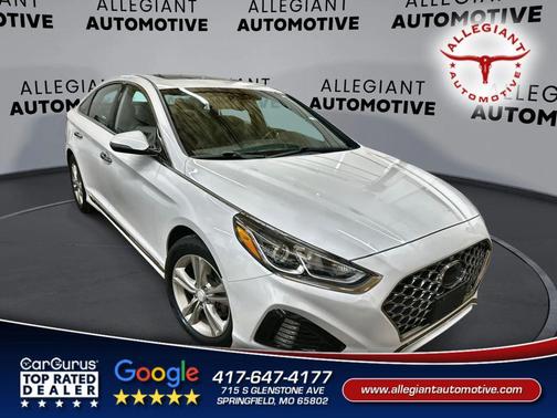 Quartz White Pearl 2018 Hyundai SONATA Sport