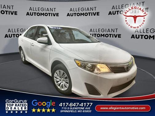 Super White 2012 Toyota Camry L