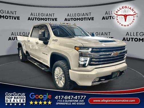 Summit White 2020 Chevrolet Silverado 3500 High Country