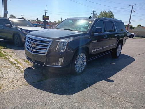 Dark Adriatic Blue Metallic 2018 Cadillac Escalade ESV Sport Platinum