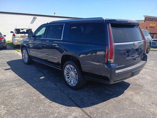 Dark Adriatic Blue Metallic 2018 Cadillac Escalade ESV Sport Platinum
