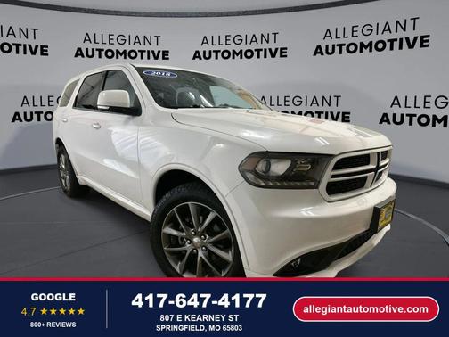 Bright White 2018 Dodge Durango GT