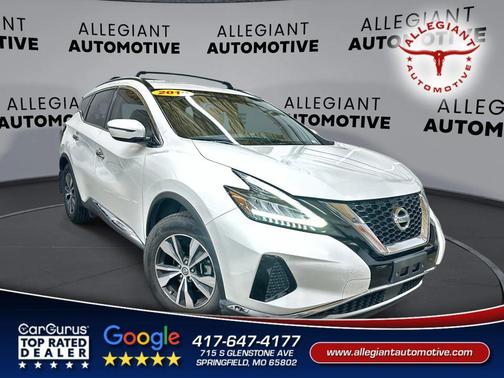 Pearl White Tricoat 2019 Nissan Murano SV