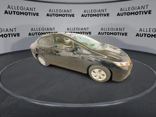 Crystal Black Pearl 2013 Honda Civic LX