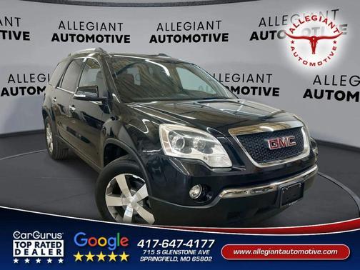 Carbon Black Metallic 2012 GMC Acadia SLT-2