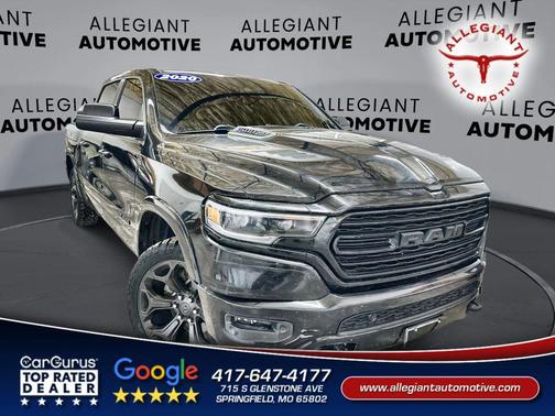 Diamond Black Crystal Pearlcoat 2020 RAM 1500 Limited