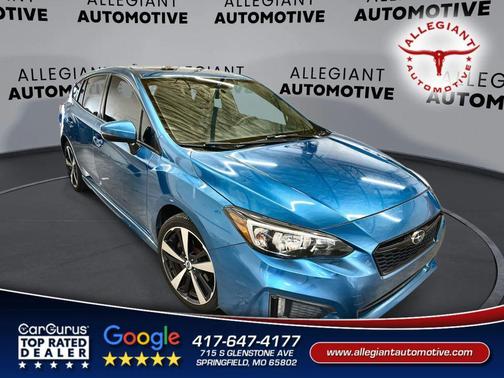 Island Blue Pearl 2017 Subaru Impreza 2.0i Sport