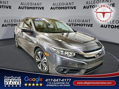 Modern Steel Metallic 2018 Honda Civic EX-T
