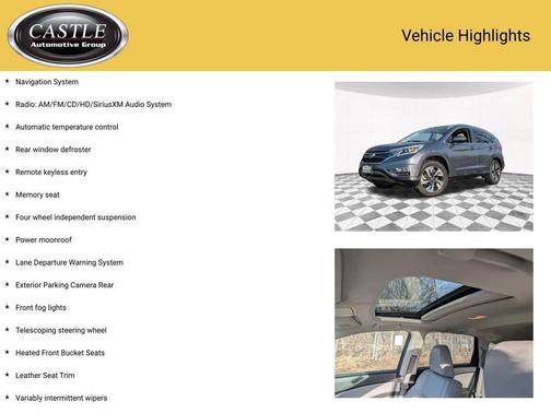 2016 Honda CR-V Touring