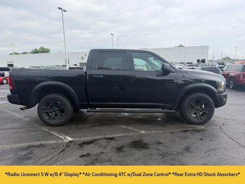Diamond Black 2022 RAM 1500 Classic Warlock Crew Cab 4x4 5'7' Box