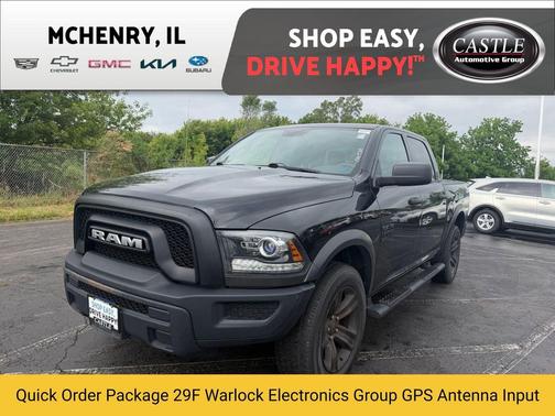 Diamond Black 2022 RAM 1500 Classic Warlock Crew Cab 4x4 5'7' Box