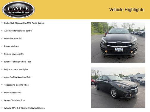 Aurora Black 2019 Kia Forte FE