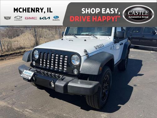 Bright White Clearcoat 2016 Jeep Wrangler Willys Wheeler