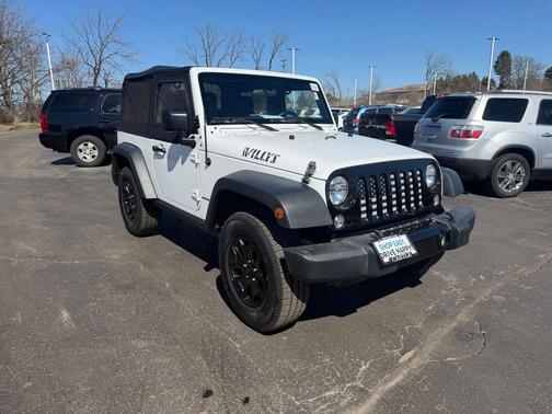 Bright White Clearcoat 2016 Jeep Wrangler Willys Wheeler
