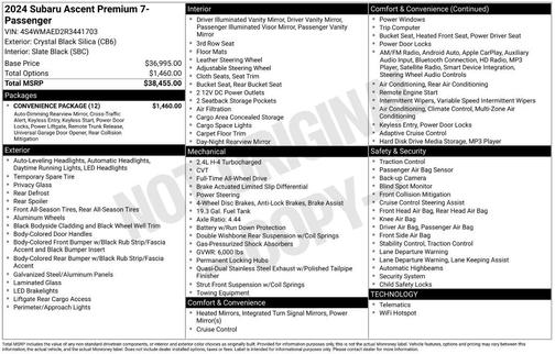 2024 Subaru Ascent Premium