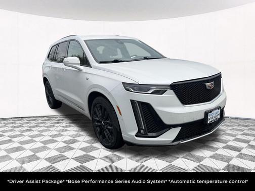 Crystal White Tricoat 2021 Cadillac XT6 Sport AWD
