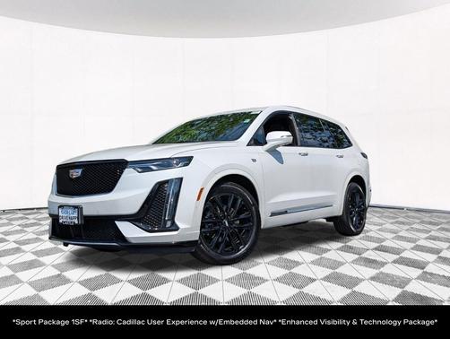 Crystal White Tricoat 2021 Cadillac XT6 Sport AWD