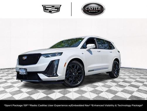 Crystal White Tricoat 2021 Cadillac XT6 Sport AWD