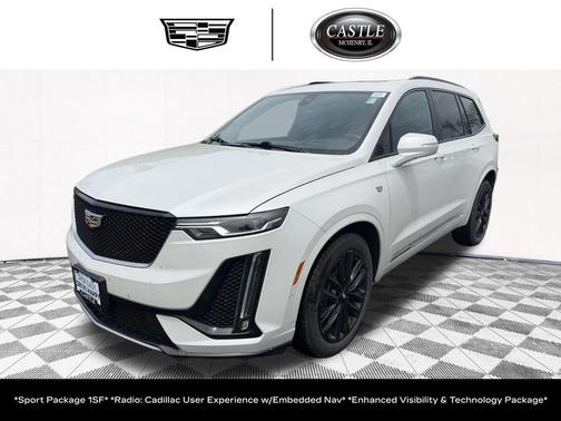Crystal White Tricoat 2021 Cadillac XT6 Sport AWD