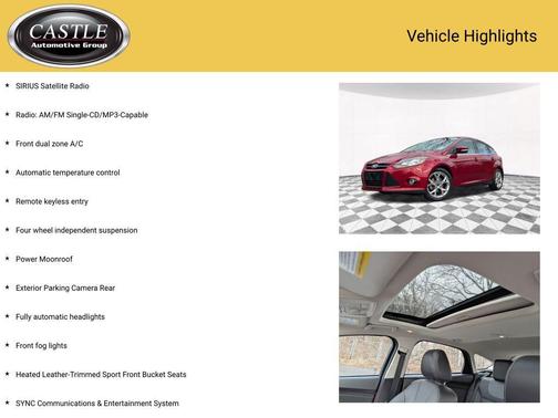 Ruby Red Tinted Clearcoat 2014 Ford Focus Titanium