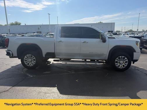White Frost Tricoat 2023 GMC Sierra 2500 Denali