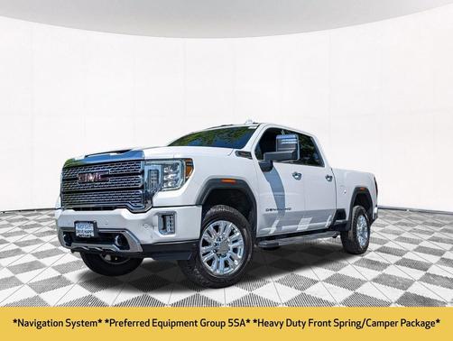 White Frost Tricoat 2023 GMC Sierra 2500 Denali
