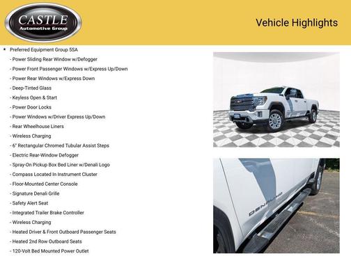 White Frost Tricoat 2023 GMC Sierra 2500 Denali