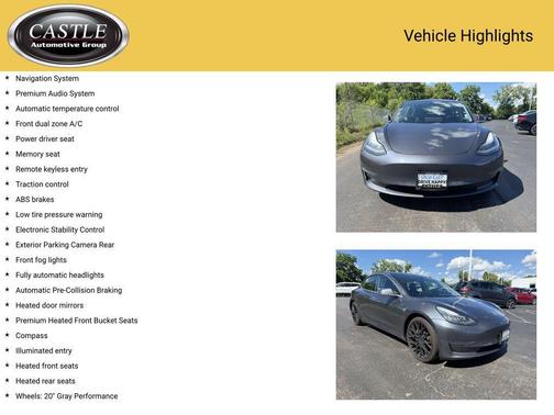 Gray 2019 Tesla Model 3 Performance