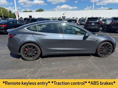 Gray 2019 Tesla Model 3 Performance