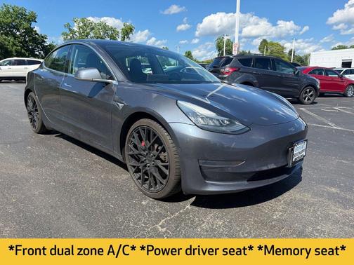 Gray 2019 Tesla Model 3 Performance