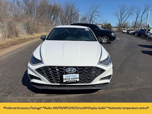 Quartz White 2021 Hyundai SONATA SEL Plus