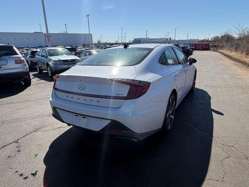 Quartz White 2021 Hyundai SONATA SEL Plus