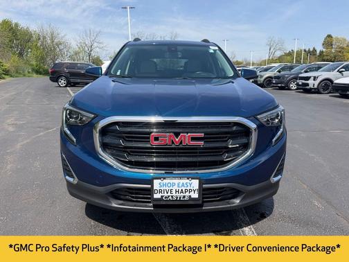 Blue Emerald Metallic 2021 GMC Terrain SLE