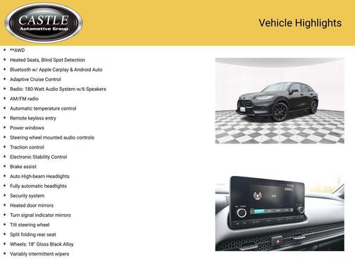 2023 Honda HR-V AWD Sport